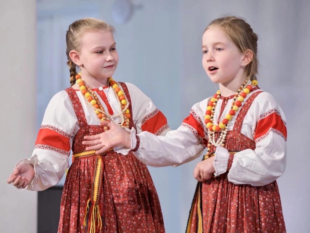 Дуэт детского фольклорного ансамбля «Ладушки»